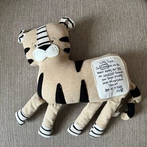 Demdaco Noah's Ark Little Tiger Go Fiercely Plush Stuffed Inspiration Animal 13”
